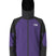 MSliderJacket-Purple and black jacket with The North Face logo on a white background