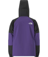 MSliderJacket-Purple and black jacket with The North Face logo on a white background