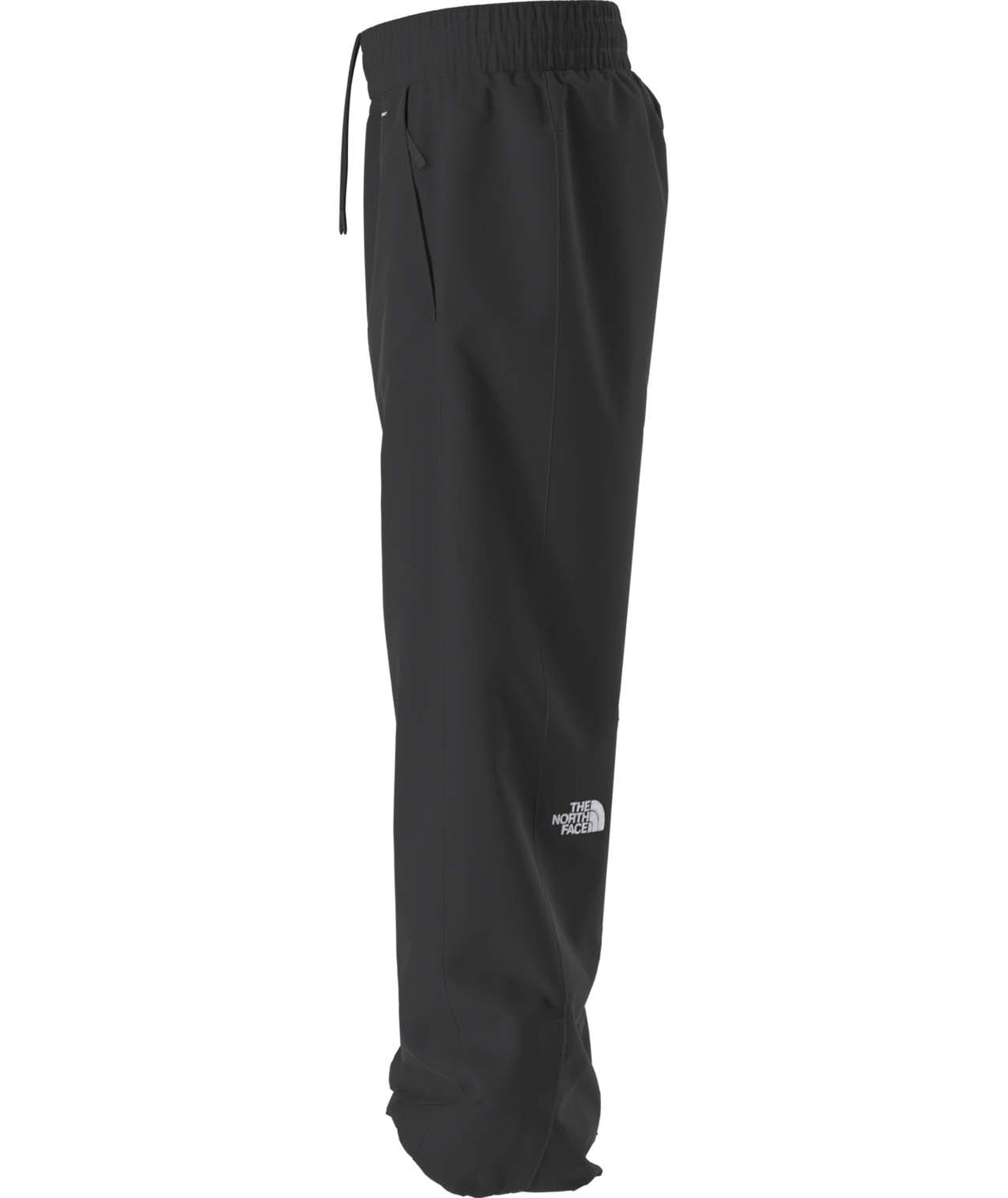 MSliderPant-Black pants with a brand logo on a white background