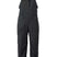 MSnowmanBib-Black bib overalls on a white background