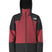 MSnowsquallJacket-Red and black jacket with The North Face logo on a white background