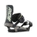 MSpecter- Black snowboard bindings on a white background