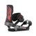 MSpecter- Black and red snowboard bindings on a white background