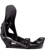 MStep-On-Black snowboard binding on a white background