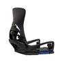 MStepOnCartelXESTSnowboardBindings-Black snowboard binding on a white background