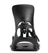 MStepOnCartelXESTSnowboardBindings-Black snowboard binding on a white background