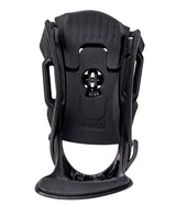 MStepOnCartelXESTSnowboardBindings-Black snowboard binding on a white background