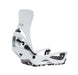 MStepOnCartelXSnowboardBindings-White snowboard binding with black accents on a white background