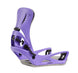 MStepOnGenesisReFlexSnowboardBindings-Purple snowboard binding on a white background