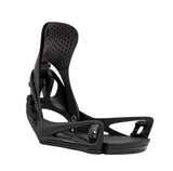 MStepOnGenesisReFlexSnowboardBindings-Black snowboard binding on a white background