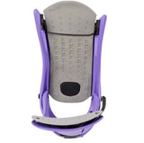 MStepOnGenesisReFlexSnowboardBindings-Purple snowboard binding on a white background