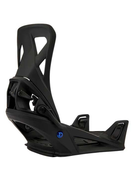 MStepOnXReFlexSnowboardBindings-Black snowboard binding on a white background