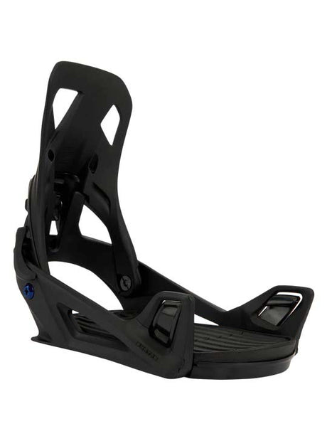 MStepOnXReFlexSnowboardBindings-Black snowboard binding on a white background