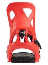 MStepOnXReFlexSnowboardBindings-Red snowboard binding on a white background