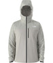 MSummitCasavalHoodie-Light grey hooded jacket with The North Face logo on the back against a white background