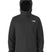 MSummitCasavalHoodie-Black hooded jacket with The North Face logo on the back against a white background