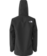 MSummitEastwallGTXJacket-Black jacket with The North Face logo on a white background