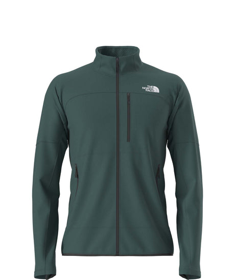 MSummitFUTUREFLEECEFullZipJacket-Green jacket with a brand logo on a white background