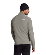 MSummitFUTUREFLEECEFullZipJacket-Man wearing a gray jacket with a brand logo on a white background