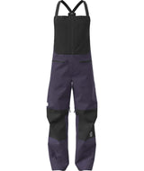 MSummitVerbierGTXBib-Purple and black bib overalls on a white background
