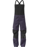MSummitVerbierGTXBib-Purple and black bib overalls on a white background