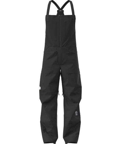 MSummitVerbierGTXBib-Black bib overalls with suspenders on a white background