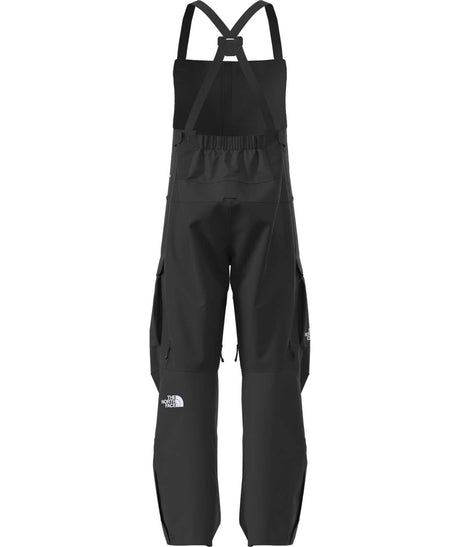 MSummitVerbierGTXBib-Black bib overalls with suspenders on a white background