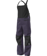 MSummitVerbierGTXBib-Purple and black bib overalls on a white background