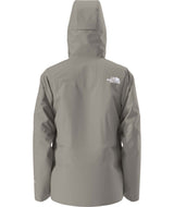 MSummitVerbierGTXJacket- Beige hooded jacket with North Face logo on white background