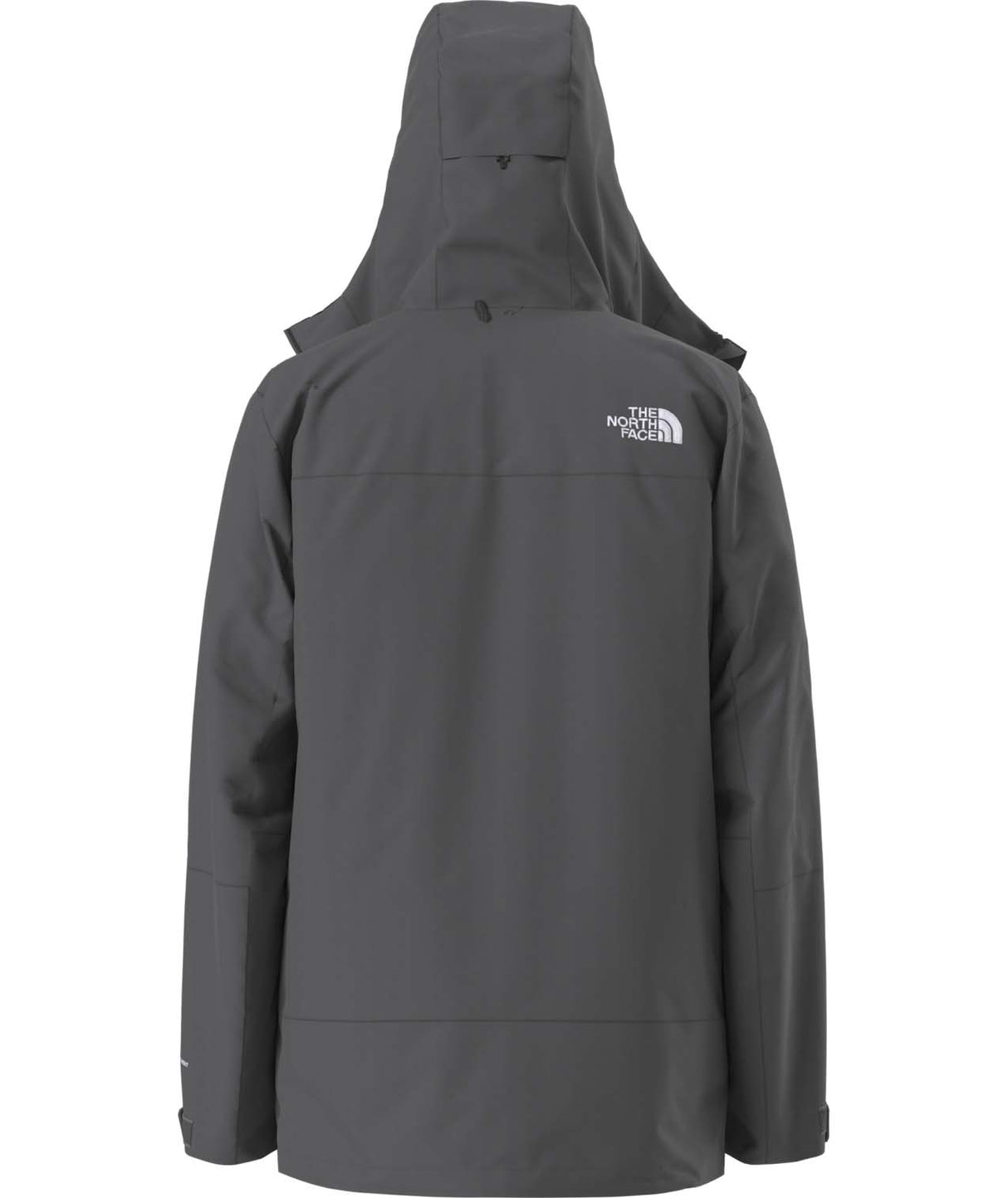 MTHERMOBALLSnowTriclimateJacket-Grey jacket with a hood on a white background