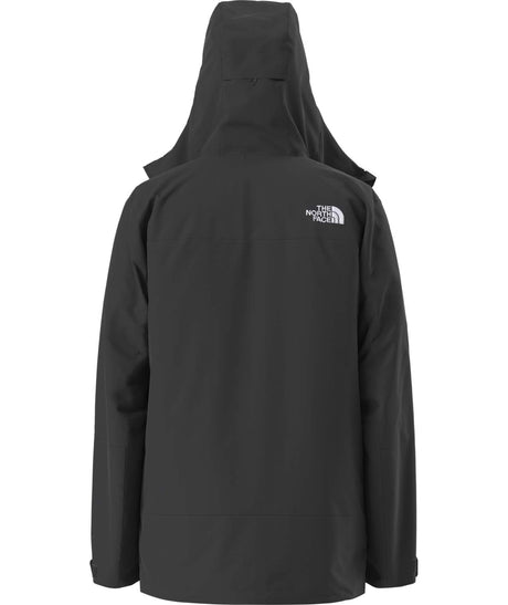 MTHERMOBALLSnowTriclimateJacket-Black jacket with a hood on a white background
