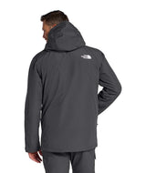 MTHERMOBALLSnowTriclimateJacket- Man wearing a dark grey jacket on a white background