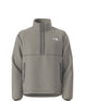 MTNFFleeski1_4ZipPullover- Beige quarter zip with The North Face logo on a white background