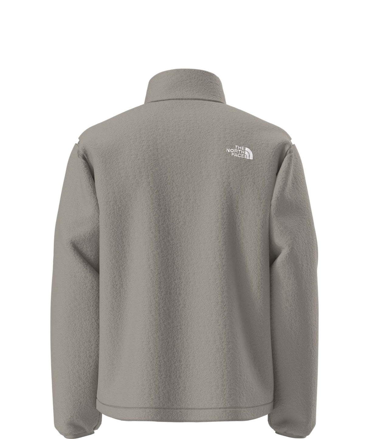 MTNFFleeski1_4ZipPullover- Beige quarter zip with The North Face logo on a white background