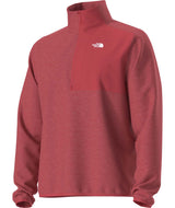 MTNFPerformanceFleece1_4Zip-Red quarter zip on a white background