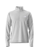 MTexturedCapRock1_4Zip-Light gray long-sleeve quarter zip on a white background