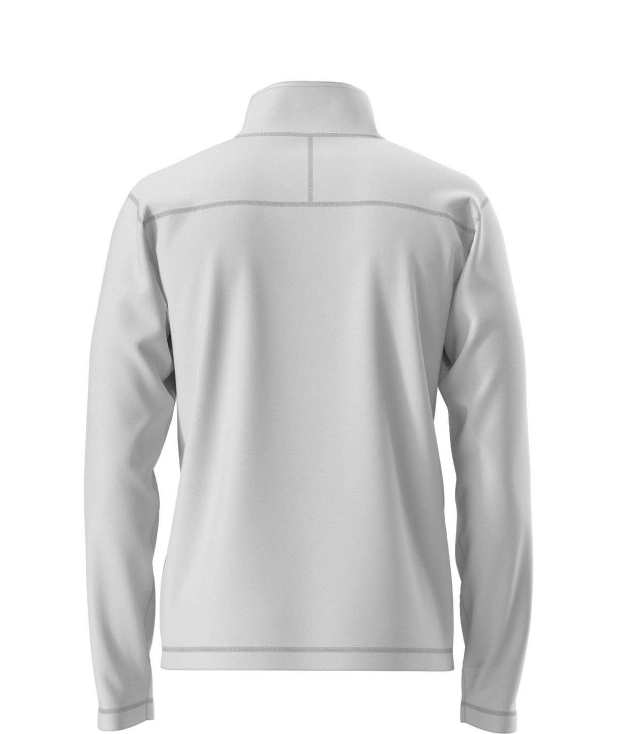 MTexturedCapRock1_4Zip-Light gray long-sleeve quarter zip on a white background