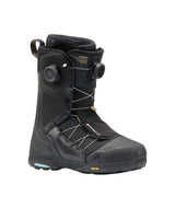 MTheory- Black snowboard boot on a white background
