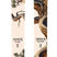 MTorrent96- Cream ski with a tree design on the entire ski on a white background 