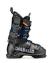 Veloce90MV-Black Dalbello ski boot with blue and orange accents on a white background