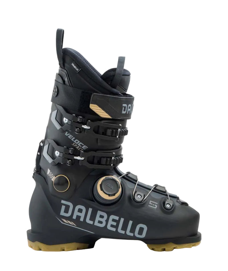 Veloce Space 100 BOA-Black Dalbello ski boot on a white background