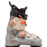 MVeloceSpace120DualBOA-Gray Dalbello ski boot with red accents on a white background