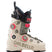 MVeloceSpace130DualBOA-Beige Dalbello ski boot with red and black accents on a white background