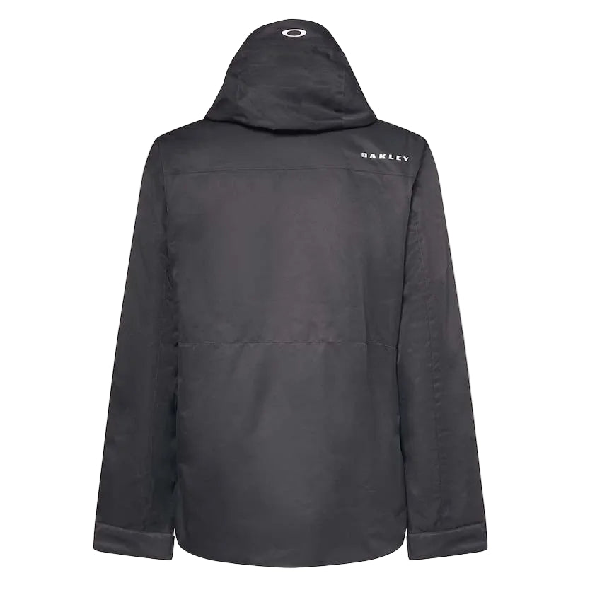 MWestviewJacket- Black jacket with a hood on a white background