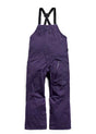M_ak_CyclicGORE-TEX2LBibPants-Purple snow pants with suspenders on a white background
