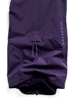 M_ak_CyclicGORE-TEX2LBibPants-Purple snow pants with suspenders on a white background