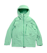 M_ak_CyclicGORE-TEX2LJacket-Light green jacket with a hood on a white background