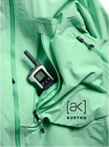 M_ak_CyclicGORE-TEX2LJacket-Light green jacket with a hood on a white background
