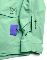 M_ak_CyclicGORE-TEX2LJacket-Light green jacket with a hood on a white background