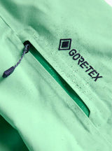 M_ak_CyclicGORE-TEX2LJacket-Light green jacket with a hood on a white background